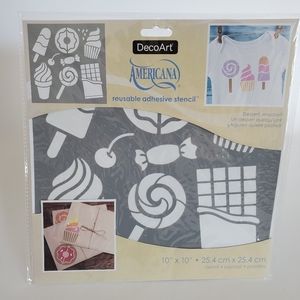 🔴 Reusable Adhesive Stencil by DecoArt//Mix and Match 3 x $25